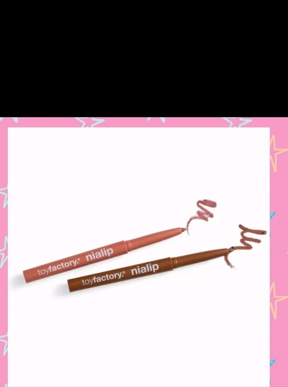 Toyfactory Nialip Niacinamide Lip Liner 2pk Nude Protocol/Deep Seek